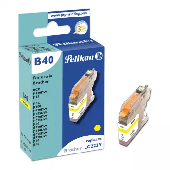 Pelikan Kompatibel blækpatron til Brother LC223Y gul