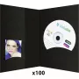 DAIBER 6613 1x100 mapper med CD-arkiv, 10x15, sort