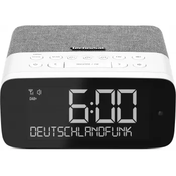 TechniSat DigitRadio 52 ASA DAB+/FM Bluetooth-radio grå/hvid