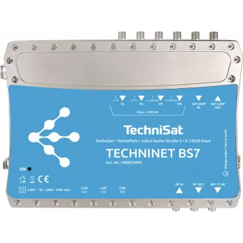 TechniSat TechniNet BS7 Digital 16-fold Compact Headend Station DVB-S(2) / DVB-C (0000/5995)