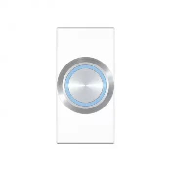Kindermann Konnect flex 45 click trykknap LED hvid