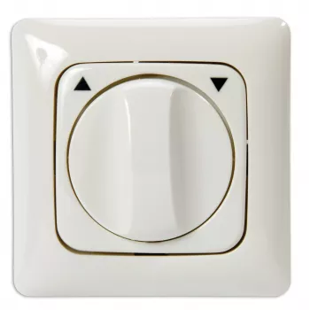 Kindermann Drej-trykknap LW/DL - Alpine White