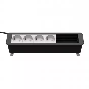 Kindermann CP Office Desk 6-vejs 4 x stikkontakt tilslutningspanel (7550000304)