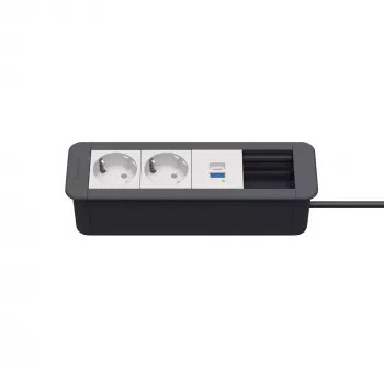 Kindermann CP Office Frame 4-FA 2x strøm/USB
