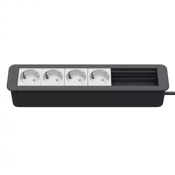 Kindermann CP Office Frame 6-fags 4x strøm (7551000304)
