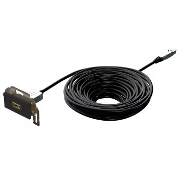 Kindermann Konnect Design HDMI AOC 15 m anthrazit - kabel - digital/display/video - glasfiber