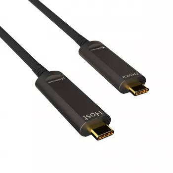 Kindermann USB 3.2 Gen 2 aktivt optisk kabel USB-C til USB-C 30 m (WLZ-5089 30m)