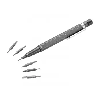 TROIKA bit-pen CONSTRUCTION TOOL 13 multværktøjskuglepen (BIT20/TI)