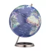 TROIKA Globe 23.5 Degrees (G2507-P2P2/CB) - skrivebordsglobus brevpresser, kromfod, 60mm