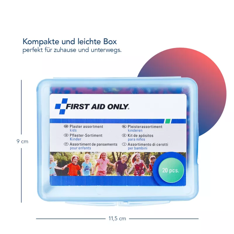First Aid Only 20 plaster børn P-10032 assorteret