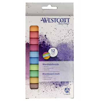 WESTCOTT kridt i blandede farver, 12 stk.