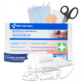 First Aid Only Refill Set for Car First Aid Kit DIN 13164 (P-91300 00)