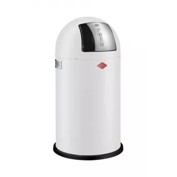 WESCO Pushboy 50L affaldsspand mat hvid