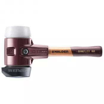 HALDER SIMPLEX soft hammer 80 mm gummi / Superplastik