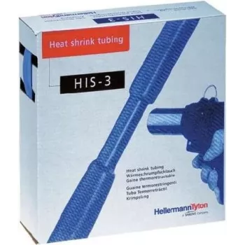 HellermannTyton HIS-3-24/8-PO-X-BK Heat Shrink Tubing 3:1, 3 m, Black
