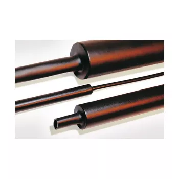 HellermannTyton krympeslange af polyolefin, strålingsnetværksdannet, 12/3 mm, sort, 1 m (TREDUX-MA47-12/3 PO-X BK 6)