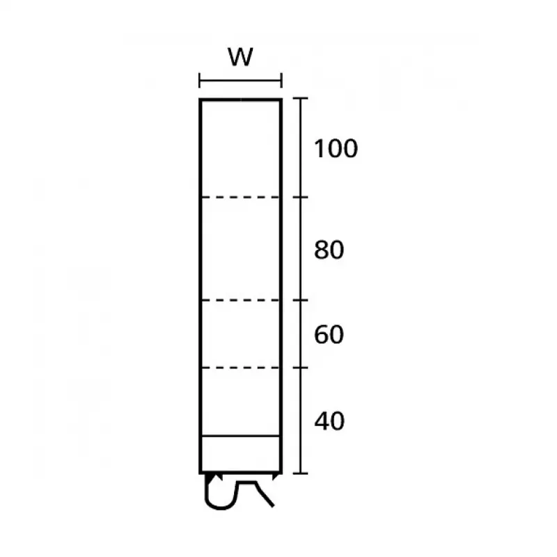 HellermannTyton 181-10020 kabelbinderholder - sort - ABS - 14 mm