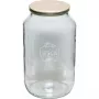 WECK rundrandglas 3L med trælåg