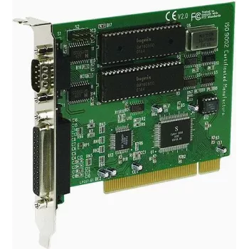 Synergy21 ALL1085 PCI parallel-/seriel-adapterkort - 1x parallel DB25 + 2x seriel DB9