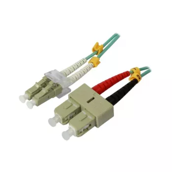 SYNERGY21 S216761 fiber-patchkabel 15 m OM3 LC-SC duplex turkis
