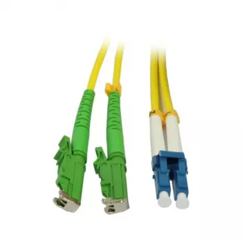 SYNERGY21 Fiberoptisk patchkabel 2 m LSH (E2000 APC) til LC Duplex OS2 G.657.A2 9/125µm LSZH gul