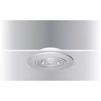 Synergy 21 Helios indbygningsloftspot hvid rund drejelig varmhvid
