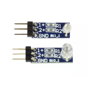 ALLNET 4duino tofarvet LED-modul (rød/grøn) - 5mm bi-color digital LED til Arduino, Raspberry Pi