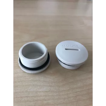 ALLNET Installation M25x1.5 Blanking Plug 2-Piece Set with O-Ring (M25x1,5-Blindplug-2Set)