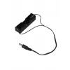 ALLNET Battery 1-pak til 18650 Li-Ion-batteri med hulstik 5,1x2,1 mm
