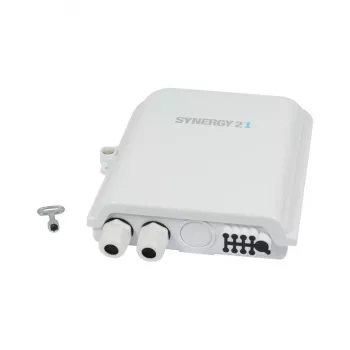 Synergy 21 FTTH vægskab IP65 2x indgang / 8x udgang