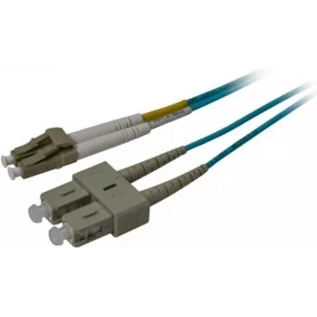 Synergy 21 10m OM3 LC-SC duplex fiberoptisk patchkabel - aqua