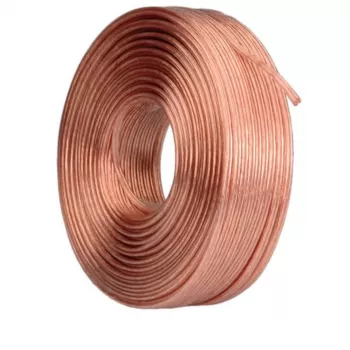 VALUE Secomp VALUE højttalerkabel 100 m - blanke ledere til blanke ledere - 2x0,75 mm² - transparent