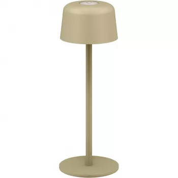 GOOBAY Wireless LED Table Lamp, Size S, 25 cm, Beige