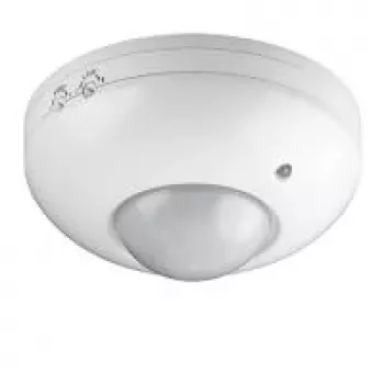 Goobay infrarød bevægelsessensor (PIR), 360° registrering, 6 m rækkevidde, loftmontage, monteringshøjde 2,2-4 m, 230 V AC, IP20 til indendørs brug, hvid (95172)