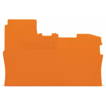 WAGO 2006-7192 Terminal Block Cover, Orange, Polyamide 66, Snap-on Mounting