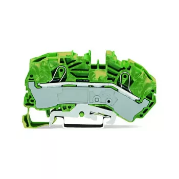 WAGO 2016-7607 2-Conductor Ground Terminal Block, 16 mm²