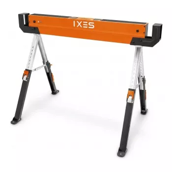 Scheppach IXES Folding Sawhorse IX-UTS600 Work Trestle Saw Aid Saw Frame Wood Cutting Sawhorse 2