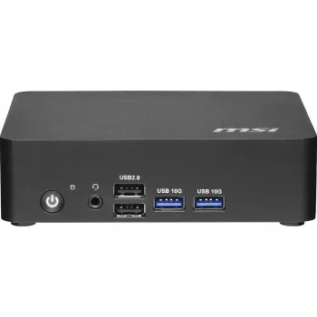 MSI Cubi NUC TWG S-007AT Mini PC, Intel Core i5-10210U, 8GB DDR4, 128GB SSD, Windows 11 Pro, sort