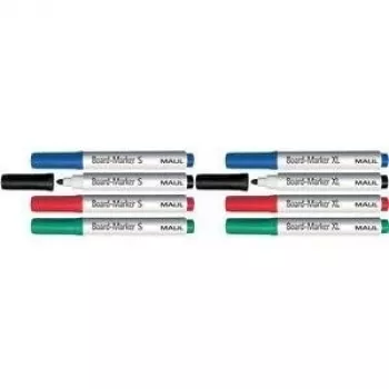 MAUL Hebel XL whiteboardmarker - fin spids - blandede farver - 4 stk.
