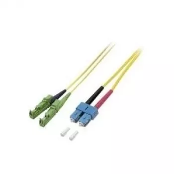 EFB Elektronik fiberpatchkabel E2000/APC til SC singlemode OS2 9/125µm 15m gul