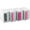 EFB Elektronik frontpanel til 6 x SC-D, LC-Quad med 1,7 mm skruehuller
