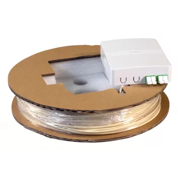 EFB Elektronik FTTX Compact Box fortermineret, 2xLC/APC Duplex, G.657.A2, 20m