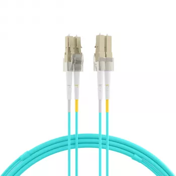 EFB Elektronik IPL-DF-LCULCU-3-1000 fiberoptisk patchkabel, 10 m, OM3, LC/UPC til LC/UPC, duplex, LSZH, aqua