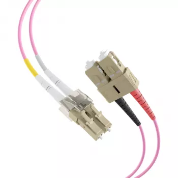 EFB Elektronik IPL-DF-LCUSCU-4-0050 duplex fiberoptisk patchkabel OM4 LC/SC 0,5 m aqua
