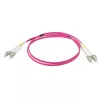 EFB Electronics duplex jumper LC-LC 50/125 OM4 LSZH erika violet 2,0mm 7,5m