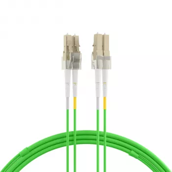 EFB Elektronik IPL-DR-LCULCU-5-0500 Glasfiber-patchkabel, OM5, LC/UPC til LC/UPC, 5 m, LSZH, limegrøn