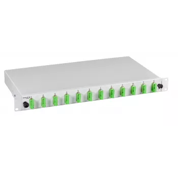 EFB Electronics Forlængbar spliceboks SC 24 pigtails offset 12 koblinger OM3