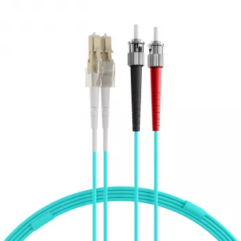 EFB Elektronik O0313.40 fiberpatchkabel, OM3, 40 m, LC-ST, aqua