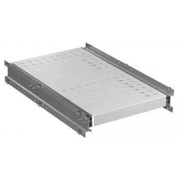 EFB Elektronik heavy-duty udtrækshylde 6 x sidemontering 140 kg RAL7035
