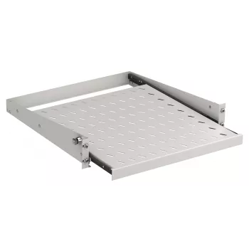 EFB Elektronik 19 inch 2U udtræksskuffe D 555 mm frontmontering 20 kg